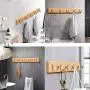 GJ-bgymj Hanging Wall Creative Hanger Door Clothes Clothes Hook Bedroom Wall Porch Coat Rack Hanging Bag Rack Wall Hooks Zinc Alloy Hooks Multiple Sizes Hook Rack (Size : B)