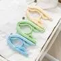 Allegro Huyer Plastic Hangers 10 Pieces Travel Portable Folding Hanger Multifunction Magic Stretch Clothes Plastic Hangers Travel Artifact Suit 10 TXJ
