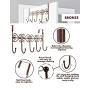 Youdepot Over The Door 5 Hanger Rack - Decorative Metal Hanger Holder for Home Office Use Youdepot Over The Door 5 Hanger Rack - Decorative Metal Hanger Holder for Home Office Use