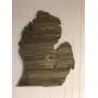 Michigan"Mitten" State Shape 15" x 19"Rustic Wood Sign Hanger with options to Personalize Michigan"Mitten" State Shape 15" x 19"Rustic Wood Sign Hanger with options to Personalize