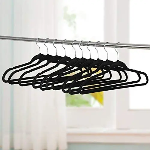 Yosoo Clothes Hanger, 20Pcs Pack Heavy-Duty Velvet Hangers Non Slip Clothes Hangers with 360 Swivel Hanger Hook for Coat Suit Shirt Dress Pants Yosoo Clothes Hanger, 20Pcs Pack Heavy-Duty Velvet Hangers Non Slip Clothes Hangers with 360 Swivel Hanger Hook for Coat Suit Shirt Dress Pants