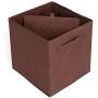 Foldable Non-Woven Fabric Storage Boxes Household Organizer Boxes Storage Cubes Bin Boxes with Lids for Clothing Toys Office 6 PCS