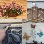 No-Hole Needed Vinyl Siding Hooks Hangers for Hanging 8 Pack, Heavy Duty Light Mailbox Planter Hanger 8 Pack