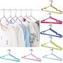 Grey990 10Pcs Stainless Steel Antiskid Hanger Clothes Drying Rack Adult Kids Organizer Accessories Golden