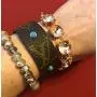 Handcrafted Bracelet handmade with re-purposed Canvas Handcrafted Bracelet handmade with re-purposed Canvas