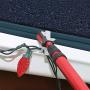 No Ladder PRO MAX with Dual Heads & 25 Rapid Release Christmas Light Clips for use on Shingles, Gutters, and Eaves