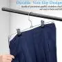 Hasit 6-Tier Skirt Pants Shorts Hangers with Adjustable Clips Space Saving No Slip Hangers Skirt Organizer 3 Pack Hasit 6-Tier Skirt Pants Shorts Hangers with Adjustable Clips Space Saving No Slip Hangers Skirt Organizer 3 Pack