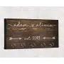 Personalized key holder, custom key holder, key holder for wall, wall key holder, wedding gift, housewarming gift, custom key hanger