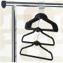 10pcs Velvet Hanger Flocking Seamless Clothes Hanger Non-Slip Ultra-Thin 360 Degree Wardrobe Decoration Storage