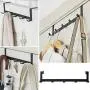 Retrofish Over The Door 5 Hook - Wall Mounted Clothes Organizer - Wardrobe Clothes Hangers Rack Umbrella Door Hook Iron Retrofish Over The Door 5 Hook - Wall Mounted Clothes Organizer - Wardrobe Clothes Hangers Rack Umbrella Door Hook Iron