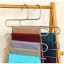 5pcs Multi-Use Pants Trousers Hanging Clothes Hanger 5-Layers Room Space Saver 5pcs Multi-Use Pants Trousers Hanging Clothes Hanger 5-Layers Room Space Saver