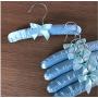10pcs Random Color 25cm Baby Cloth Hangers for Clothes Plastic Sponge Hanger Non-Slip Clothes Hanger