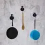 Sunmall Industrial Pipe Coat Hook Racks, Rustic Heavy Duty Wall Hooks for Hanging Clothes, DIY Black Towel Hook, Vintage Towel Holders for Bathrooms, Set of 3 Sunmall Industrial Pipe Coat Hook Racks, Rustic Heavy Duty Wall Hooks for Hanging Clothes, DIY Black Towel Hook, Vintage Towel Holders for Bathrooms, Set of 3