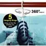 TAILI Hanging Space Saver 4 Pack Vacuum Storage Bags (2 Long 53 x 27.6 & 2 Short 41.3 x 27.6) 5 Cascading Hangers, Garment Protect Closet Organizer Ideal for Clothes, Suits, Dresses, Jackets TAILI Hanging Space Saver 4 Pack Vacuum Storage Bags (2 Long 53 x 27.6 & 2 Short 41.3 x 27.6) 5 Cascading Hangers, Garment Protect Closet Organizer Ideal for Clothes, Suits, Dresses, Jackets