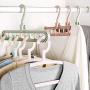 Cokil 10pcs Rotating Clothes Hanger Bedroom Wardrobe Storage Drying Hanger