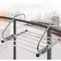 SUIXINSUOYU Stainless Steel Folding Clothes Rack,Window Sills Foldable Clothes Hangers Window Drying Rack Drying Sun Terrace Indoor Shoes Drying Clothes Rack-A SUIXINSUOYU Stainless Steel Folding Clothes Rack,Window Sills Foldable Clothes Hangers Window Drying Rack Drying Sun Terrace Indoor Shoes Drying Clothes Rack-A