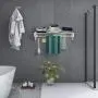 Tangkula Wall Mounted Laundry Drying Rack, Stainless Steel 8 Rods Collapsible Drying Rack, Home Folding Drying Rack, Expandable Wall Mount Laundry Clothes Drying Rack, 34"x24.5"x8.5", 60lb Capacity Tangkula Wall Mounted Laundry Drying Rack, Stainless Steel 8 Rods Collapsible Drying Rack, Home Folding Drying Rack, Expandable Wall Mount Laundry Clothes Drying Rack, 34"x24.5"x8.5", 60lb Capacity