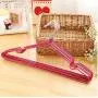 PVC Coated Cloth Hangers Non-Slip Metal Shirt Trouser Hook Hangers Coat Hanger 10 Pieces Random Color