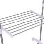 Heize best price Sliver Color Folding Drying Rack Extendable Rolling Storage Hanger Adjustable Laundry Clothes (U.S. Stock) Heize best price Sliver Color Folding Drying Rack Extendable Rolling Storage Hanger Adjustable Laundry Clothes (U.S. Stock)