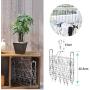 Rosefray Drying Rack with 52 Clips, Folding Stainless Steel Clothes Drying Rack, Sock Drying Hanger, Baby Hangers