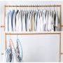 10pcs Random Color Multifunctional Hanger Clothes Rack Hook Household Plastic Non-Slip Magic Hanger Clothes Hanger Storage