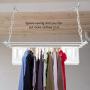 EBTOOLS Clothes Hanger, Multifunction Retractable Wall-Mounted Space Saving Drying Laundry Rack Clothes Hanger Indoor