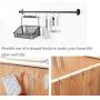 YDS 20PCS Hooks Stainless Steel S Shaped Hanging Hooks Kitchen Pots Pans Hanger, Bedroom Clothes Organizer Storage Rack for Plants, Utensils, Towels, Bags, Grocery (11.5cm/10cm/8.4cm/7.3cm)