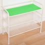 SINGAYE Coat Rack Hall Hree Entryway Bench Storage Shelves with 3-Tier Shoes Clothes Rack Carbon Steel White