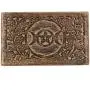 DharmaObjects Triple Moon Hand Carved Jewelry Trinket Keepsake Wooden Storage Boxes (Triple Moon, Large)