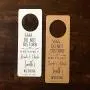 Do Not Disturb Wedding Door Hangers - Set of 10