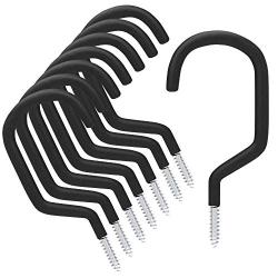 StoutMax Heavy Duty Bike Storage Hooks Set, 8 Pack