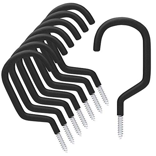StoutMax Heavy Duty Bike Storage Hooks Set, 8 Pack