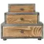MyGift 3-Drawer Rustic Wood Office Storage Organizer MyGift 3-Drawer Rustic Wood Office Storage Organizer