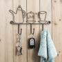 OMMITO Hooks Rack Hanger, Wall Hooks Kitchen Home Restaurant Keys Coats Cups Decorative Decor Wall Mounted Iron Small OMMITO Hooks Rack Hanger, Wall Hooks Kitchen Home Restaurant Keys Coats Cups Decorative Decor Wall Mounted Iron Small