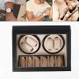 SHZICMY Automatic Watch Winder Display Box, 4+6 Automatic Rotation Leather Wood Watch Winder Storage Display Boxes Watch Case (USA Stock) (Black)