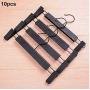 10pcs Practical Coat Holder Hanging Hotel Clothes Hanger Movable Clip Trousers Skirt Strong Load Capacity Anti Slip Home