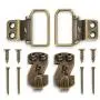 HangZ 11050 Flat Mount 2-Hole D-Ring Picture Hanger Kit, 50lb HangZ 11050 Flat Mount 2-Hole D-Ring Picture Hanger Kit, 50lb