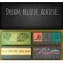Race Medal Holder/Athletic Medal Hanger - DREAM BELIEVE ACHIEVE. Wood Wall Mounted Medal Organizer. CUSTOMIZATION Available