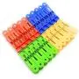 WEIJ Household Plastic Socks Towel Clothing Clothes Clips Clamp Clothespin Hanger 20 Pcs
