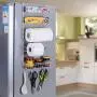 WEKA Multiuse Multilayer 5 Layers Refrigerator Side Shelf Iron Rack Storage Hanger Oganizer Tool