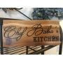 Personalized Kitchen Sign, Reclaimed Cedar 12x5 with Hanger, Rustic Country Elegant Wood Sign, Unique Gift, Housewarming Gift, Anniversary Gift, Birthday Gift, Wedding Gift, Kitchen Decor, Home Decor