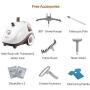 SALAV Clothes Steamer with 360 Degree Swivel Hanger, High Efficiency Metal Steam Panel, 4 Steam Settings, Free Limescale Removers, 1.5L Big Water Tank 1500W GS24-BJ Upgraded Eddition