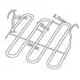 HJYPYJ Magic Hanger,Type s Folding Hanger,High Manganese Steel Space-Saving Organizer Hangers,Drying Quilts/Sheets Antirust/White/S