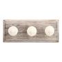 Indianshelf Handmade 1 Artistic Vintage Cream Wooden Lion Key Hooks Holders/Heavy Duty Hooks for Garage
