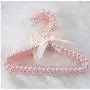 10Pcs Random Color Children Pearl Hanger Fashion Dog Cat Cloth Hanger Clothes Baby Pearl Plastic Pet Hangers Decoration