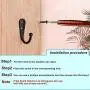 15 Pcs Black Wall Mounted Coat Hooks, Hanger Hook with 30 Pieces Screws for Hanging Hat, Towel, Key, Robe, Coats, Scarf, Bag, Cap, Coffee Cup, Mugs 15 Pcs Black Wall Mounted Coat Hooks, Hanger Hook with 30 Pieces Screws for Hanging Hat, Towel, Key, Robe, Coats, Scarf, Bag, Cap, Coffee Cup, Mugs