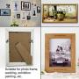 150 Pack Small D-Ring Steel Picture Hangers with Screws Picture Frames Picture Hang Solutions, for Hanging Clock Paintings Artwork Picture Frame Hook Photos