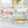 Moliiy 1/2/4 Pcs Storage Boxes - Food Container Fresh Spacer Layer Storage Rack - Pull-Out Drawers, Refrigerator Partition Layer Durable Storage Rack Moliiy 1/2/4 Pcs Storage Boxes - Food Container Fresh Spacer Layer Storage Rack - Pull-Out Drawers, Refrigerator Partition Layer Durable Storage Rack