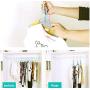 10pcs Random Color Coat Hangers for Clothes Creative Rotating Handle 5-Hole Windproof Hanger Baby Kids Wardrobe Decoration