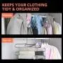 VIVOHOME 8 Pack Pants Hangers S-Shape Trousers Hangers Stainless Steel Clothes Hangers Space Saving for Pants Jeans Towels Scarfs VIVOHOME 8 Pack Pants Hangers S-Shape Trousers Hangers Stainless Steel Clothes Hangers Space Saving for Pants Jeans Towels Scarfs